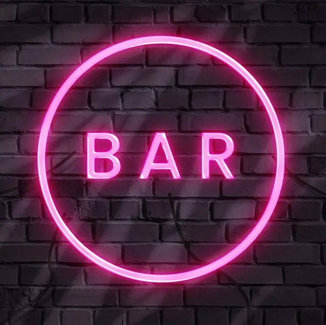 Bar Circle Neon Signs view 5