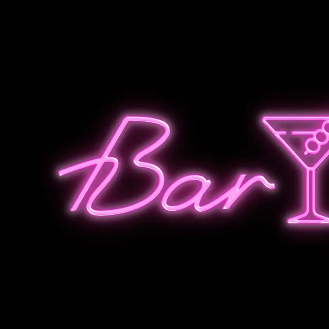 Bar Martini Neon Signs view 2