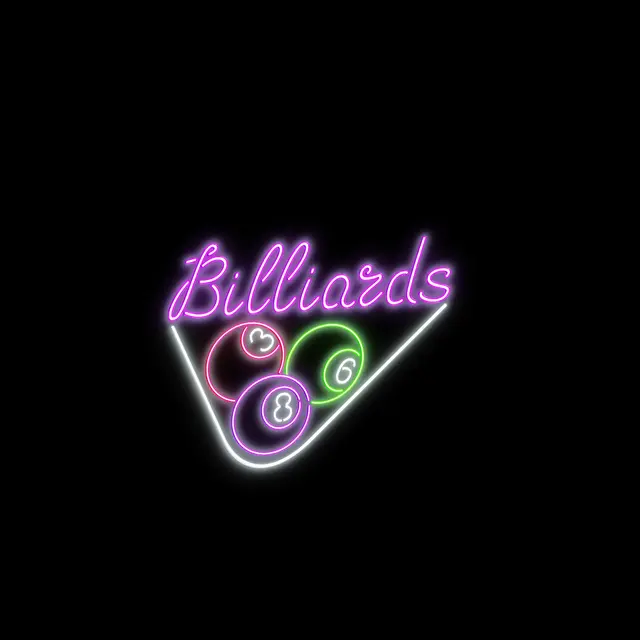 Billiards Neon Signs view 3