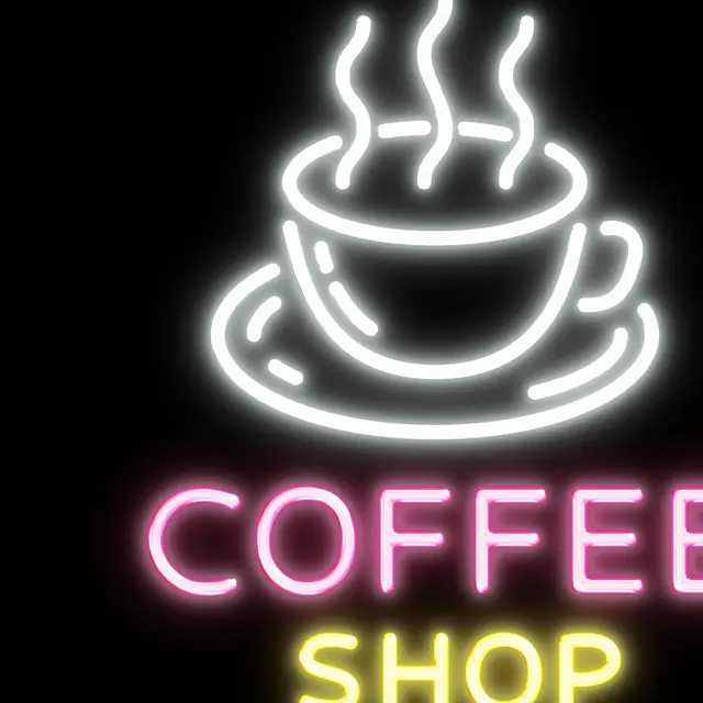 Coffee Shop Neon Signs view 2