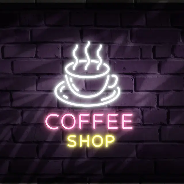 Coffee Shop Neon Signs view 5