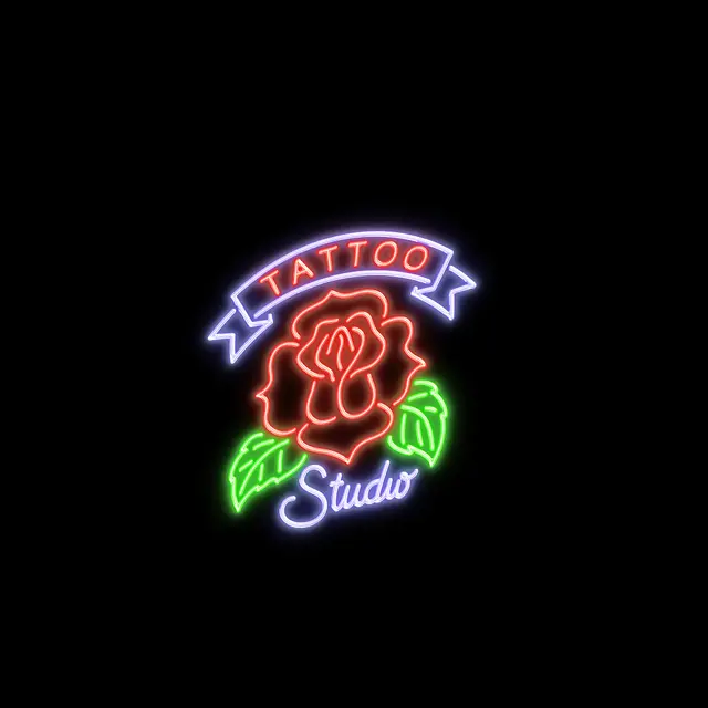 Tattoo Studio Neon Signs view 3