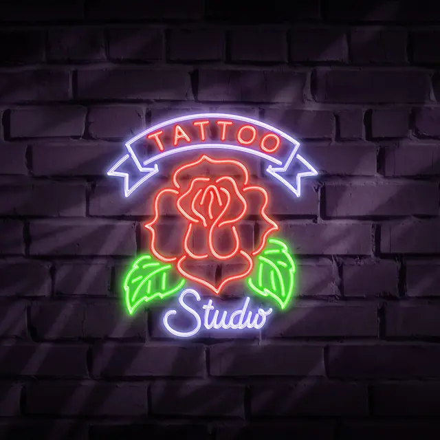 Tattoo Studio Neon Signs view 5