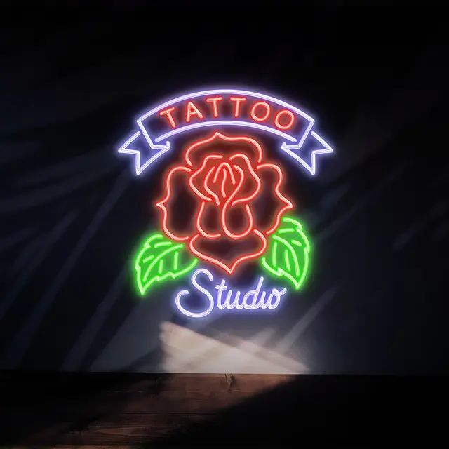 Tattoo Studio Neon Signs view 6