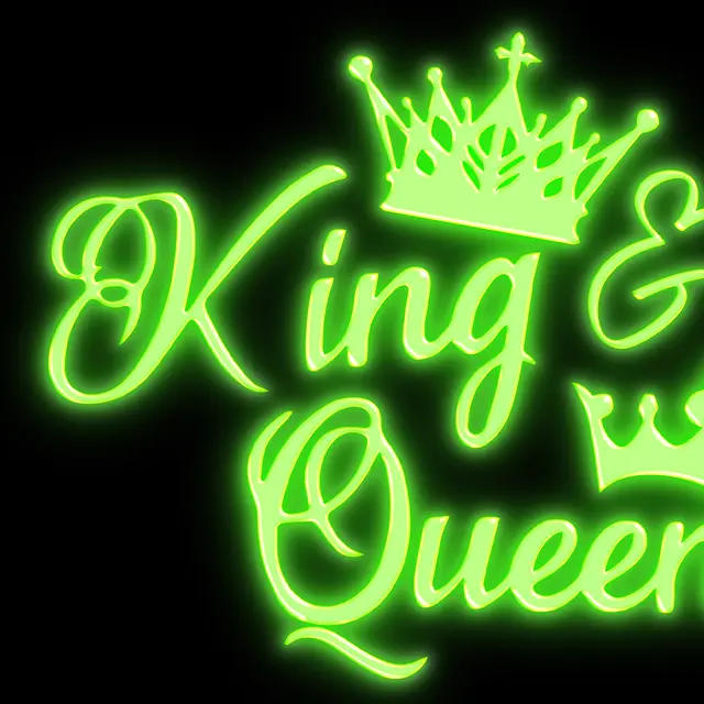 King & Queen Neon Signs view 2