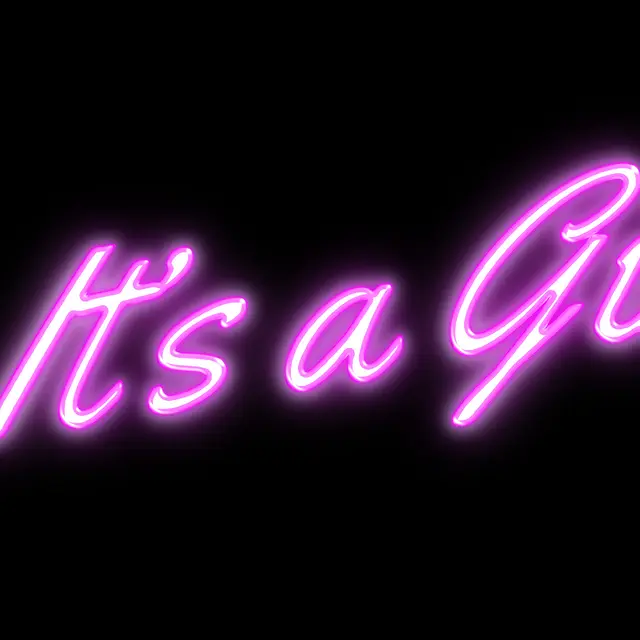 It’s a Girl Neon Signs view 2