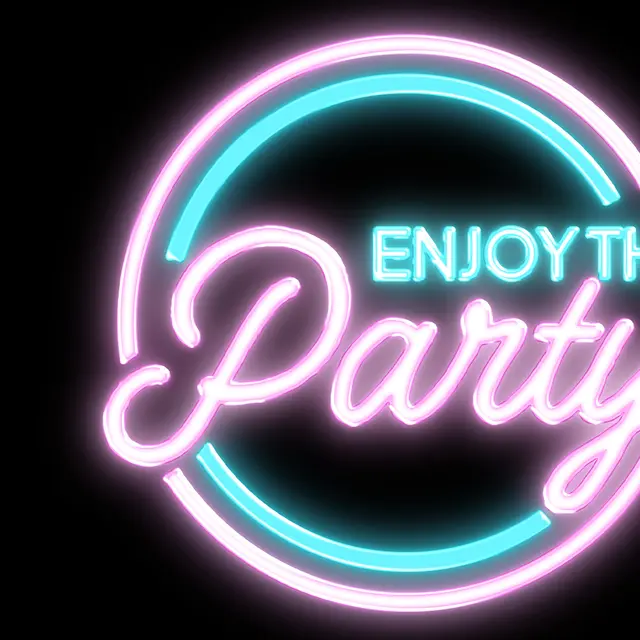 Enjoy the Party Neon Signs view 2