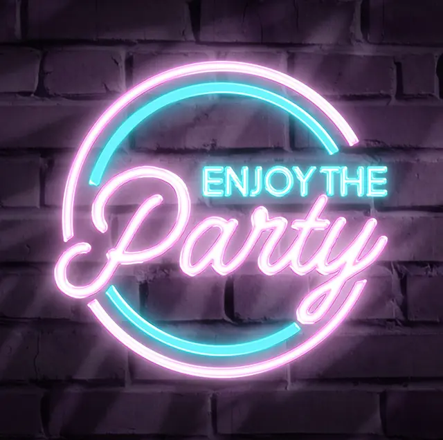 Enjoy the Party Neon Signs view 5