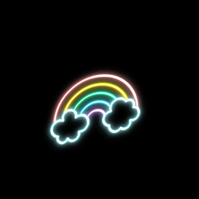 Rainbow Neon Signs view 3