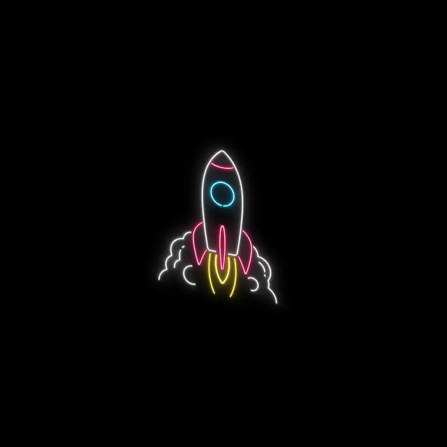 Rocketship Neon Signs view 4