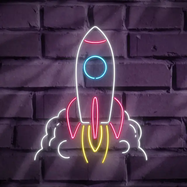 Rocketship Neon Signs view 5