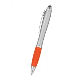 Silver with Orange Trim