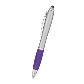 Silver with Purple Trim