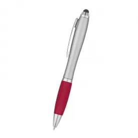 Silver with Red Trim