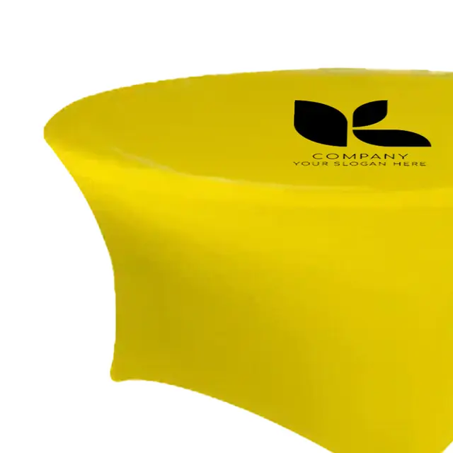 Round Stretch Spandex Table Covers view 6