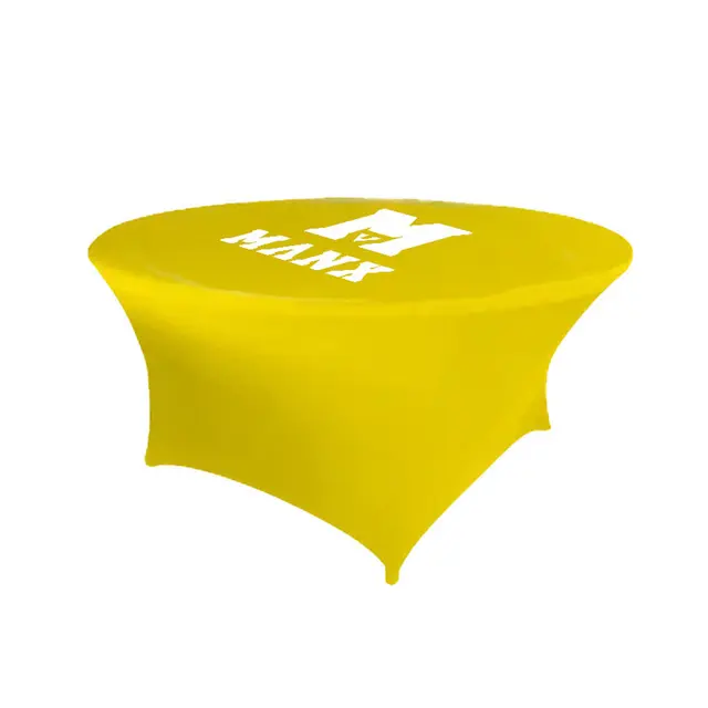 Round Stretch Spandex Table Covers view 5