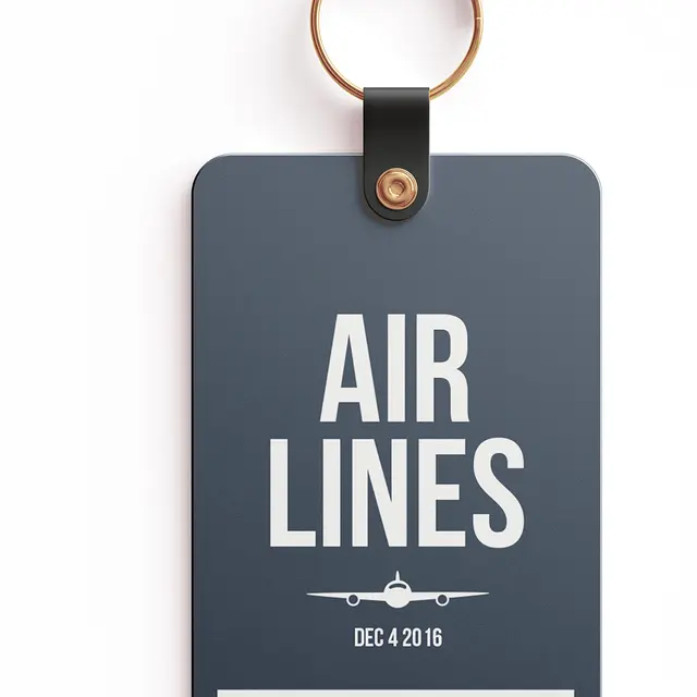 Luggage Tag Keychains view 3