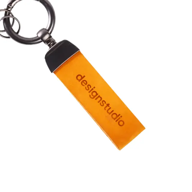 Leather Tag Keychains view 2