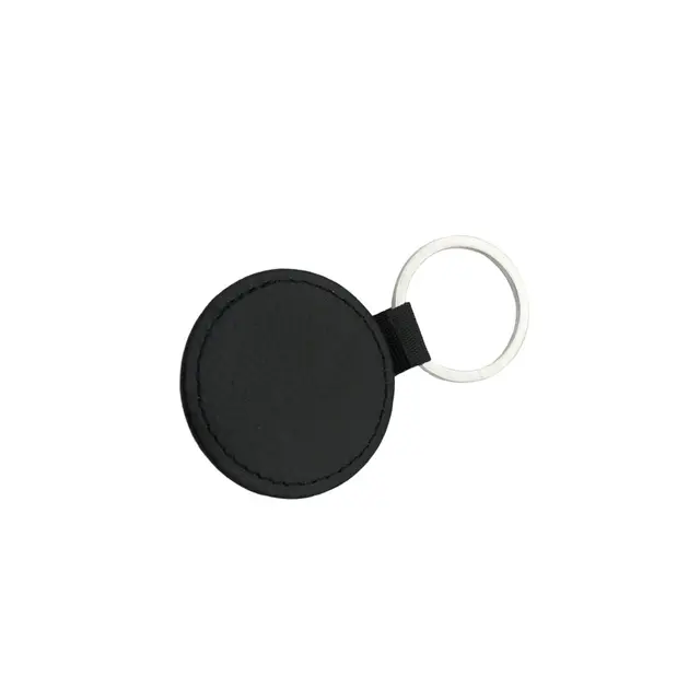 Circle Leather Keychains view 3