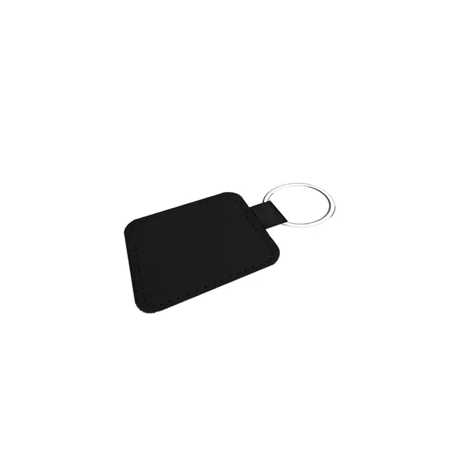 Square Leather Keychains view 4