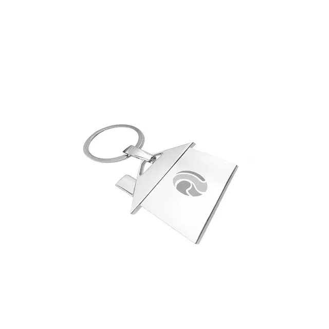 House Shaped Metal Keychains view 3