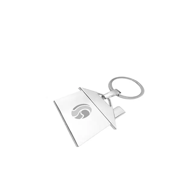 House Shaped Metal Keychains view 4