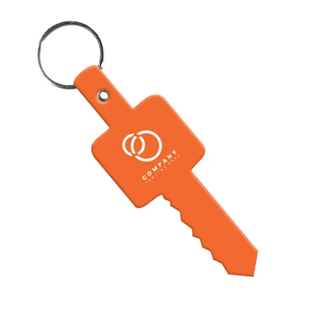 Key Shape Flexible Keychains view 5