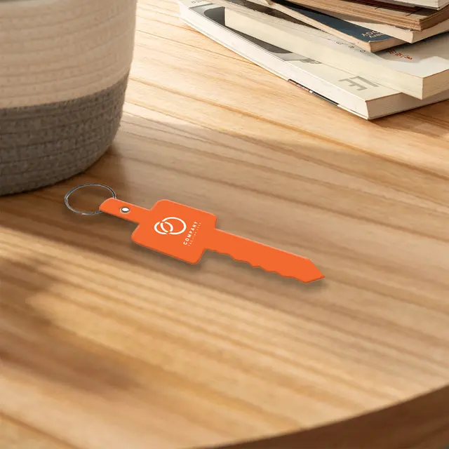 Key Shape Flexible Keychains view 6