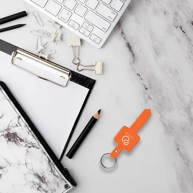 Key Shape Flexible Keychains view 7