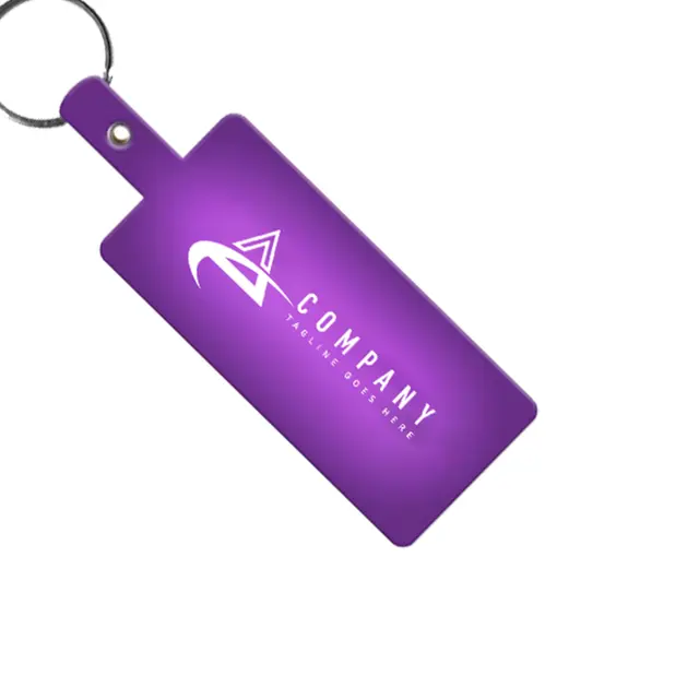 Rectangle Flexible Keychains view 2