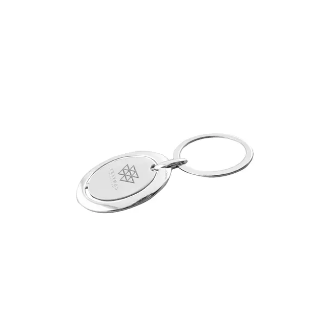 Spinning Circle Metal Keychains view 4
