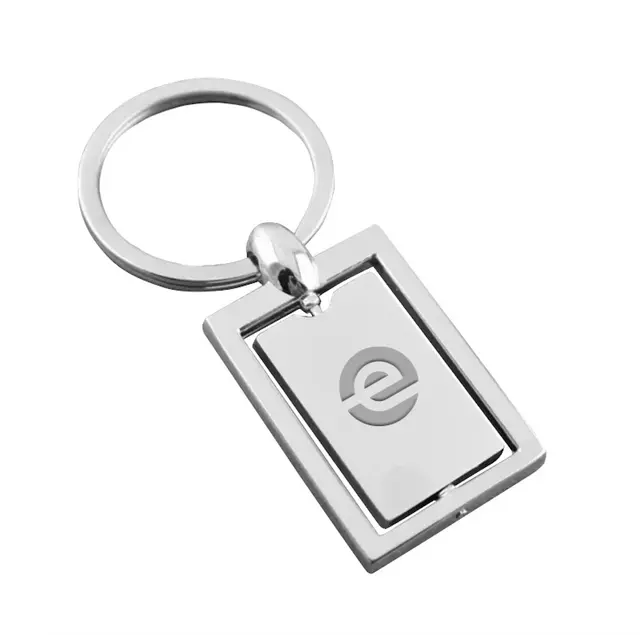 Spinning Square Metal Keychains view 7
