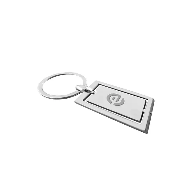 Spinning Square Metal Keychains view 3