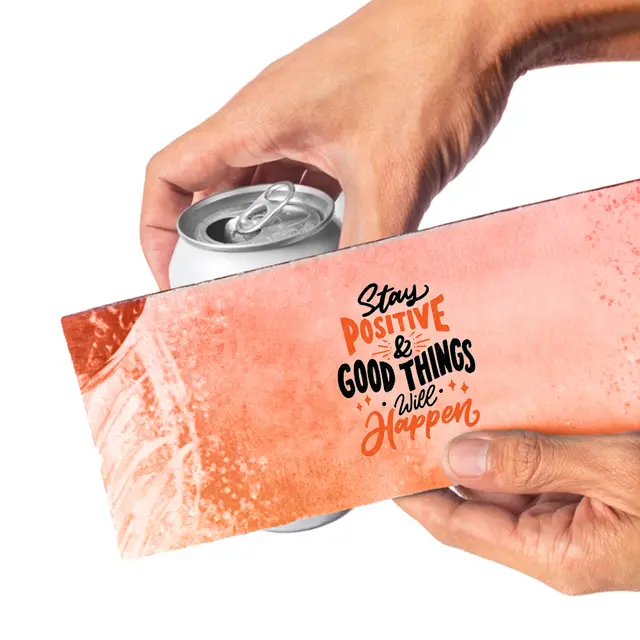 Full Color Slap Wrap Can Sleeves view 3