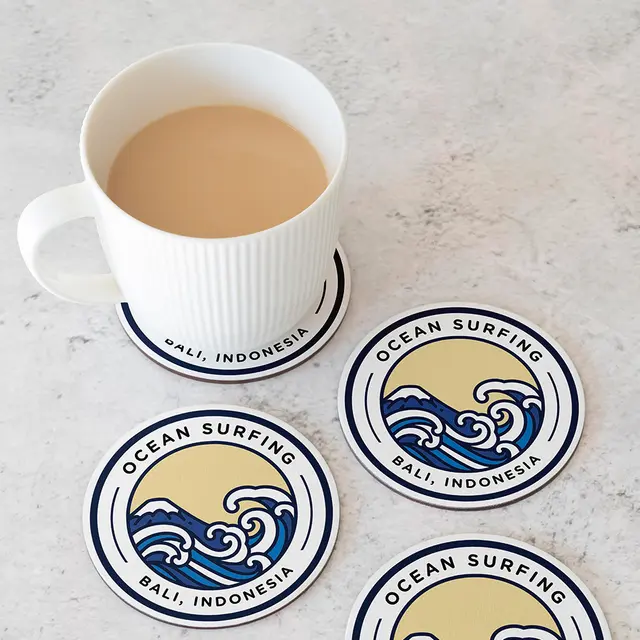Custom Pulpboard Coasters view 3