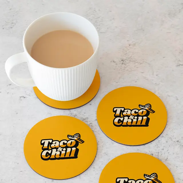 Custom Vinyl Coasters view 3