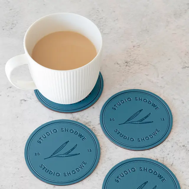 Custom PVC Coasters view 3