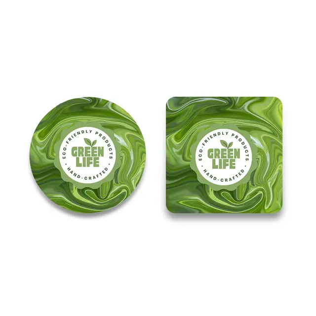 Custom Fiberboard Coasters view 4