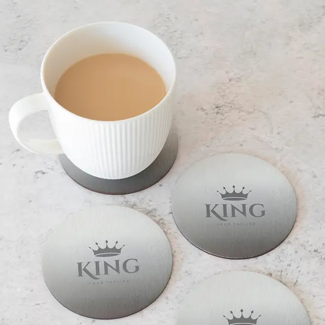 Custom Stainless Steel Coaster view 3