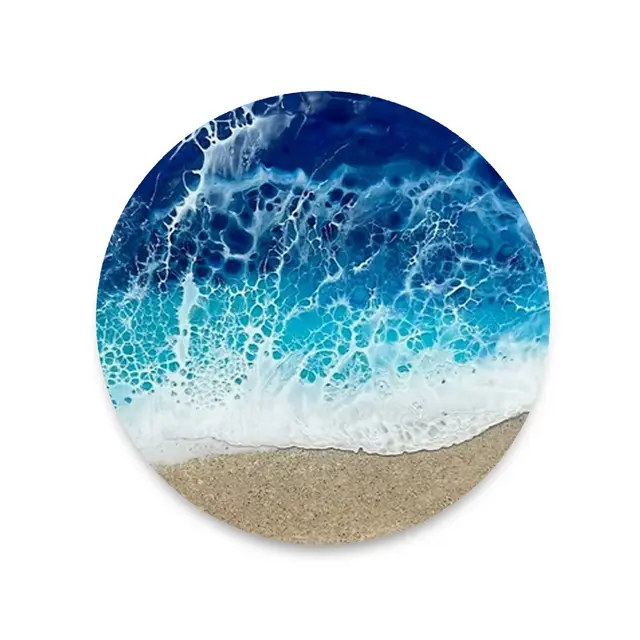 Custom Resin Coaster view 2