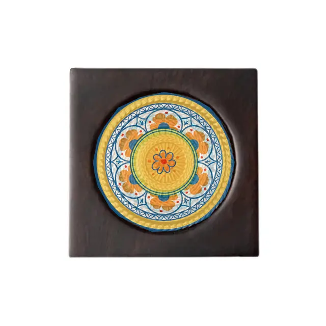 Customized Ebony Alloy Coaster view 3
