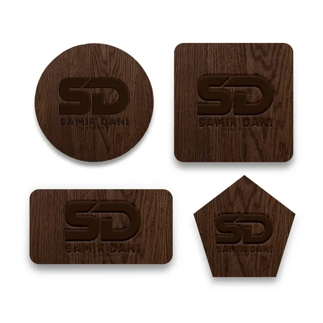 Custom Handmade Walnut Coaster view 4