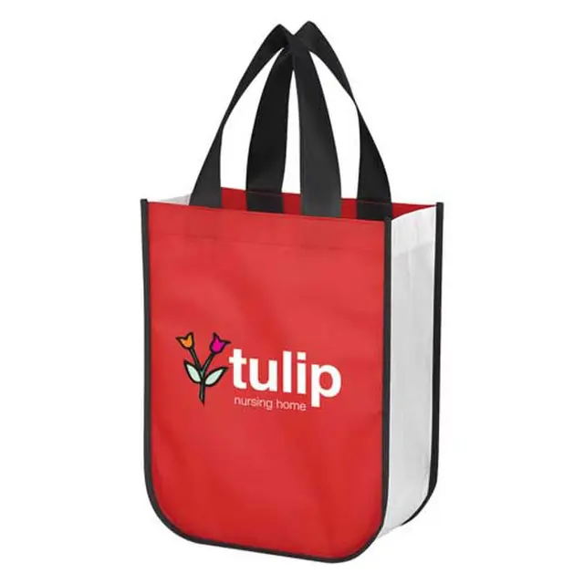 Laminated Shopper Tote Bags view 6