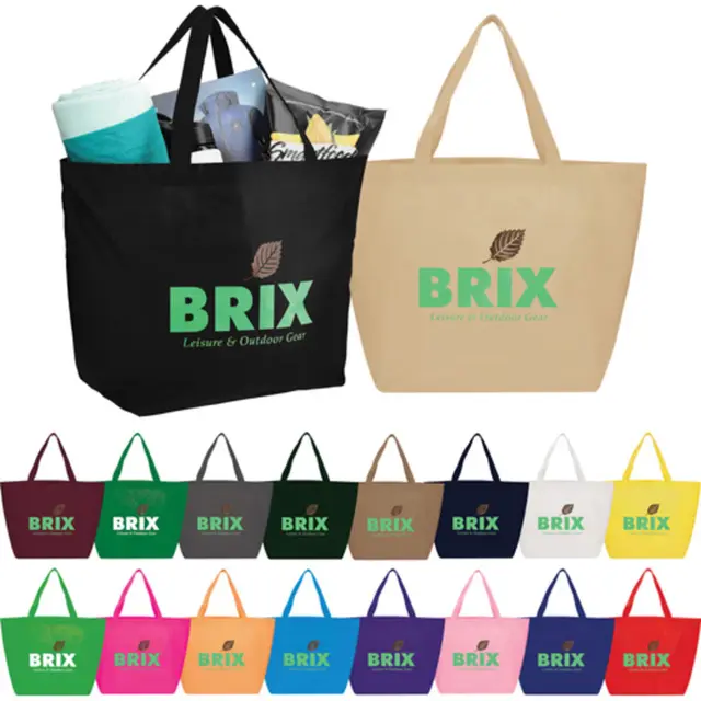 Large Budget Shopper Tote Bags view 2
