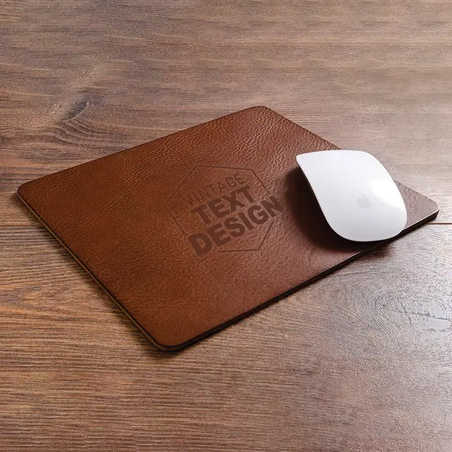 Custom Leather Mouse Pads view 5