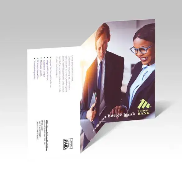 Custom Direct Mail Flyers and Brochures Coated view 1