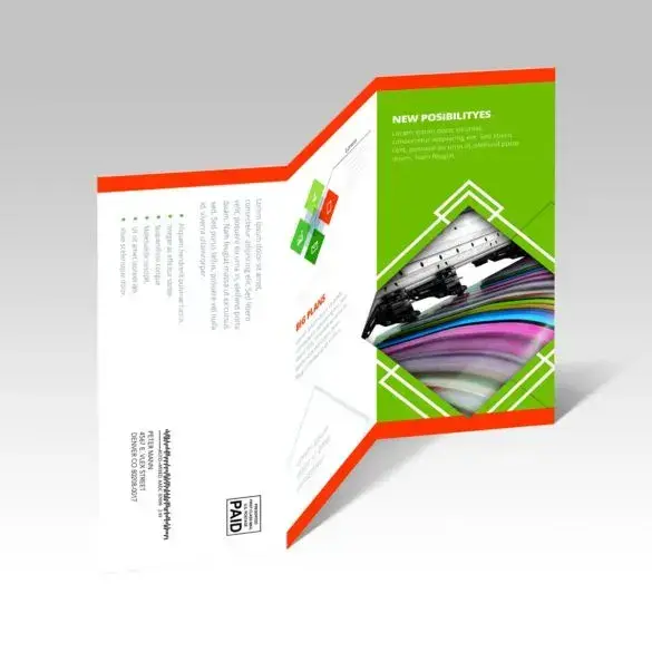 Custom Direct Mail Tri-Fold Flyers and Brochures view 1