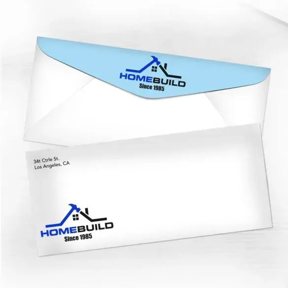 Custom Linen Uncoated Envelopes view 2