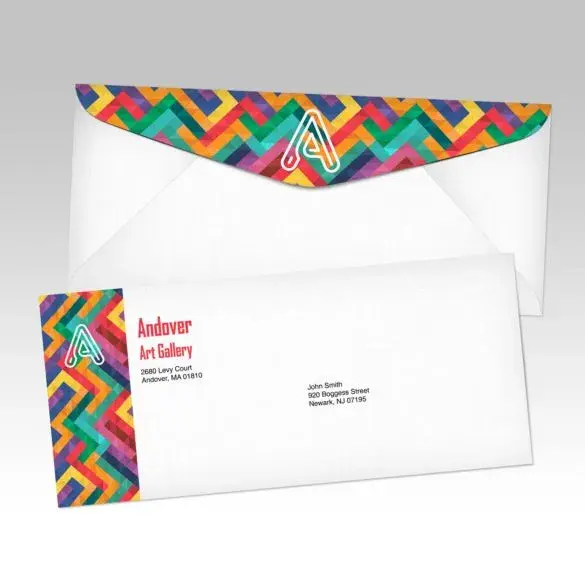 Custom Linen Uncoated Envelopes view 1