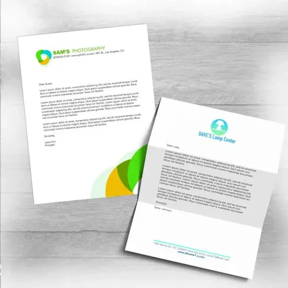 Custom Linen Uncoated Letterheads view 3